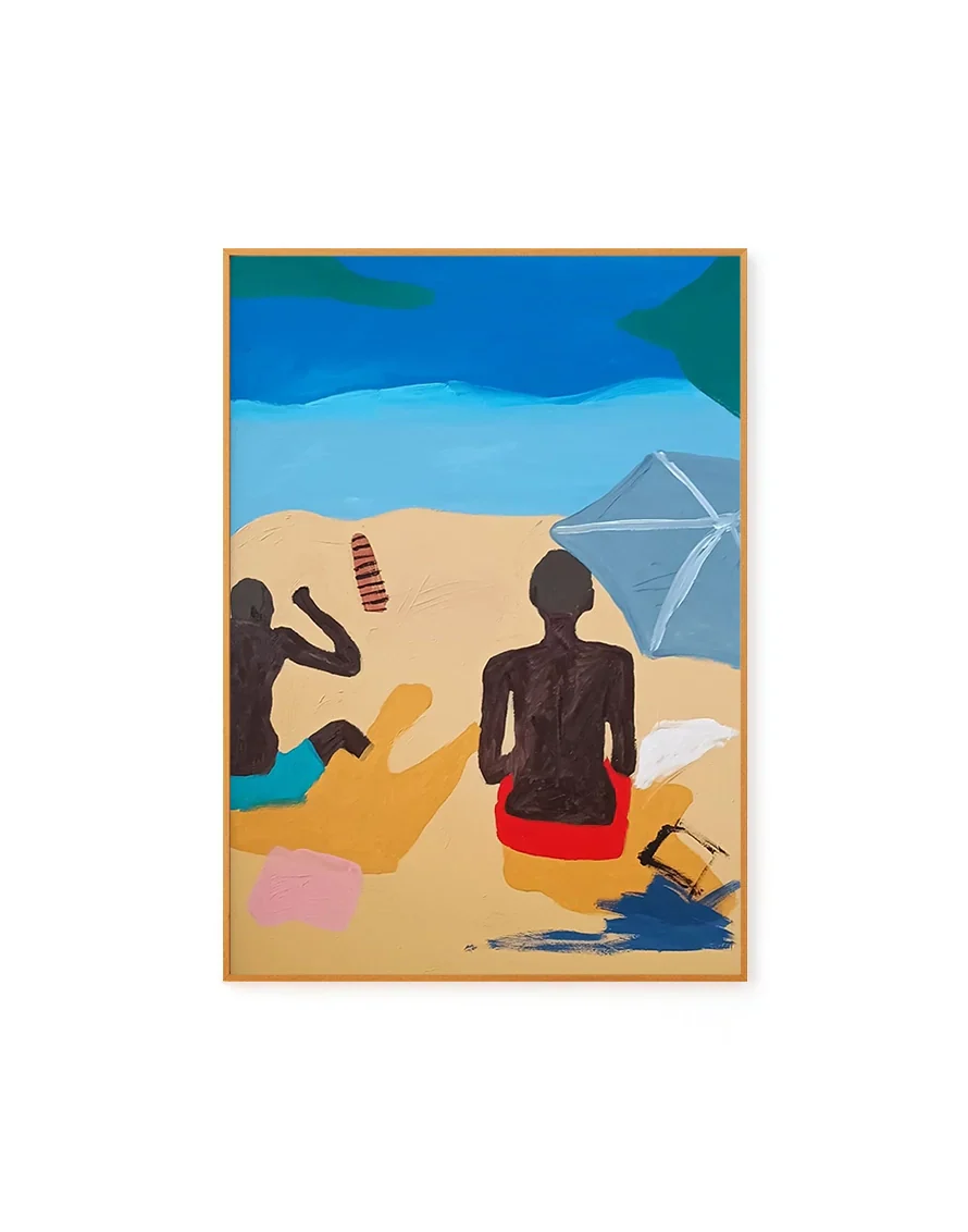 Homens Pretos Na Praia