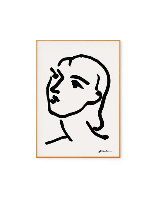 Woman Face by Henri Matisse