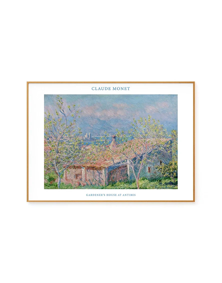 Gardener’s House at Antibes by Claude Monet