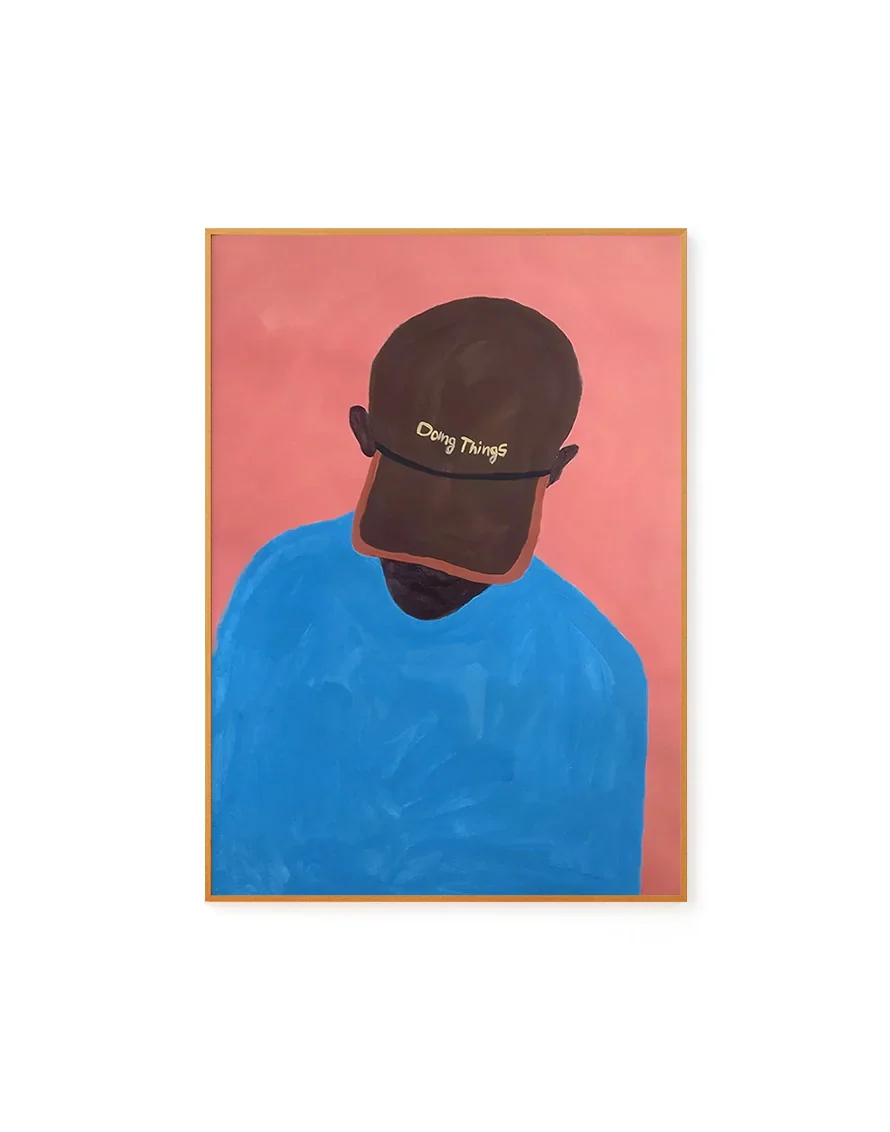 Homem Preto de Boné