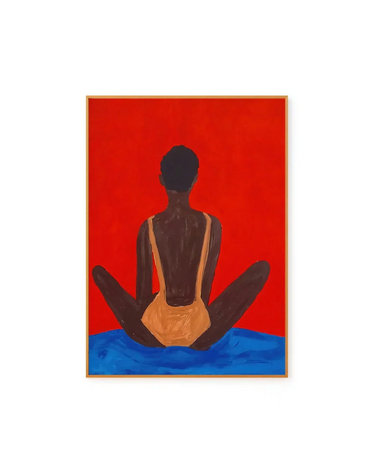 Garota de Maiô Laranja