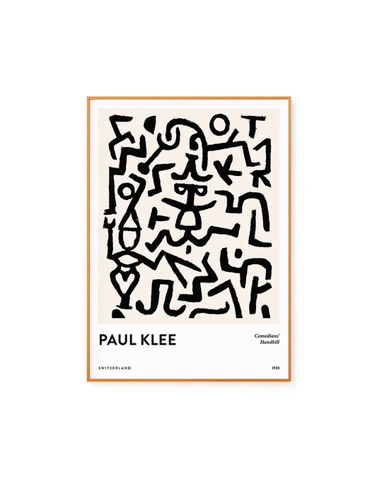 Comedians' Handbill by Paul Klee