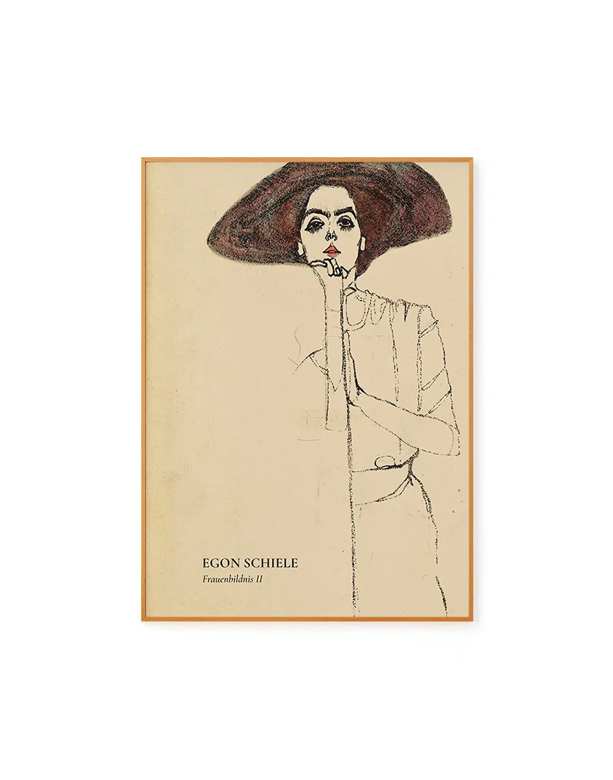 Portrait of a Woman II by Egon Schiele
