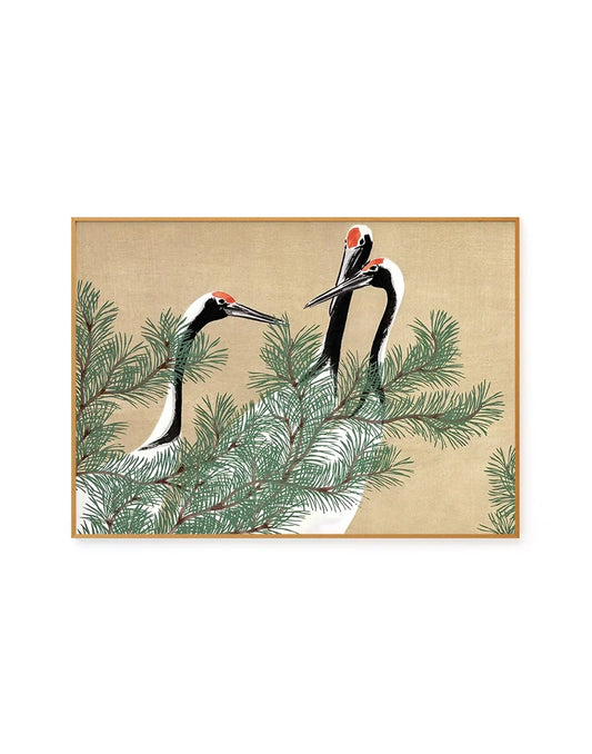Cranes by Kamisaka Sekka