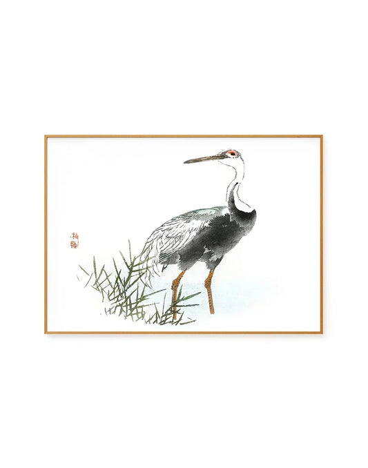 Crane by Kōno Bairei