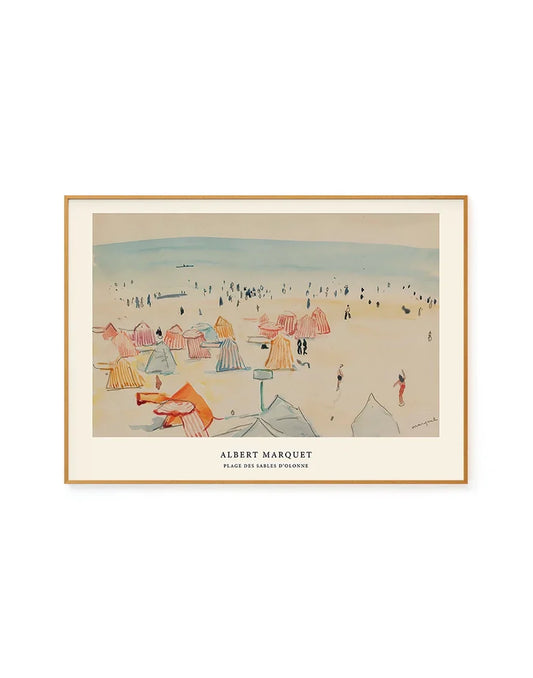 Plage Des Sables D’olonne by Albert Marquet