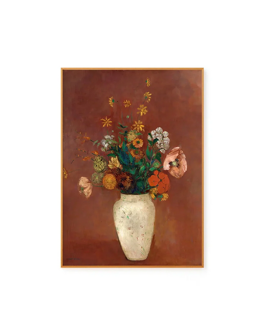 Bouquet in a Chinese Vase by Odilon Redon