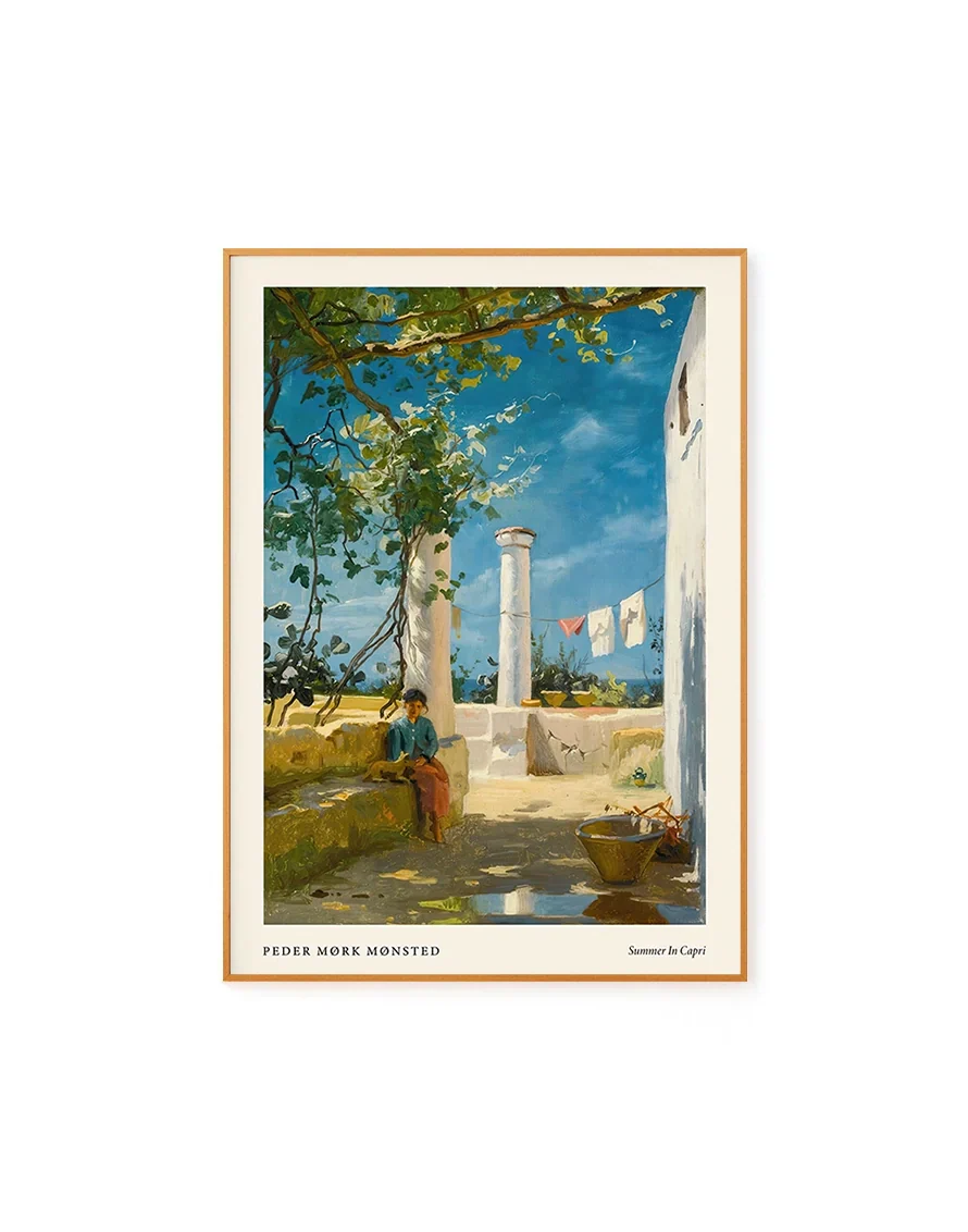 Summer In Capri by Peder Mørk Mønsted