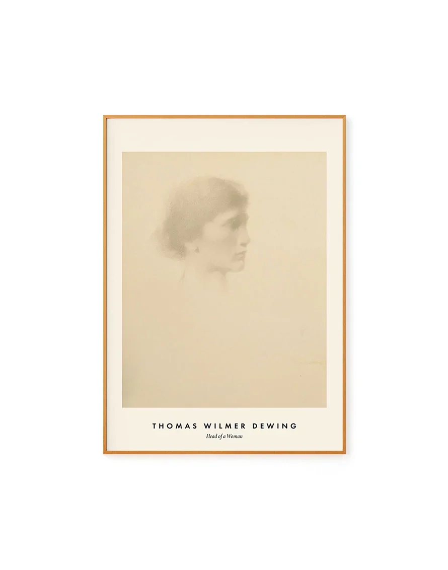 Head of a Woman by Thomas Wilmer Dewing
