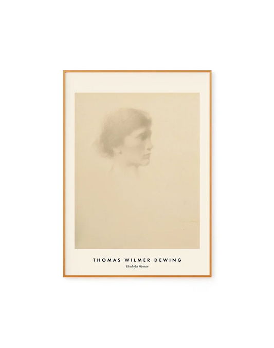 Head of a Woman by Thomas Wilmer Dewing